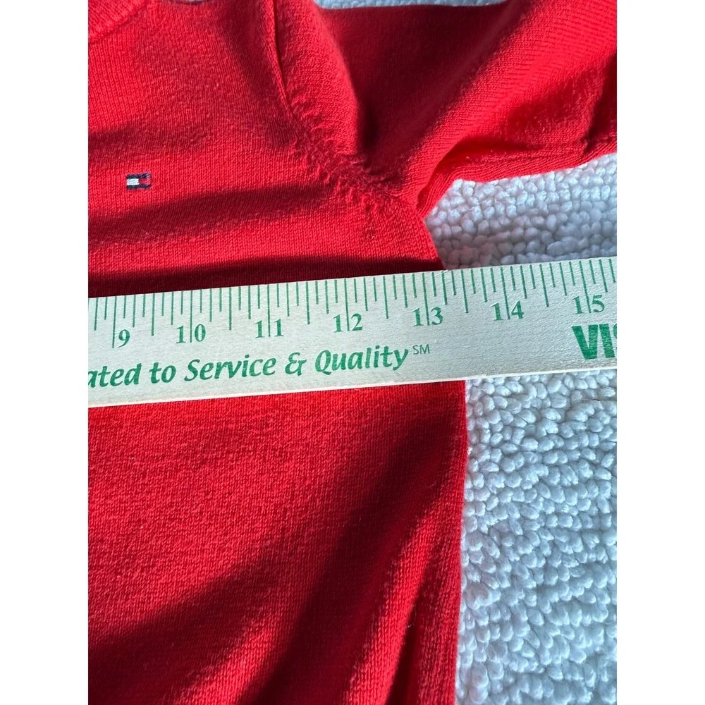 Tommy Hilfiger Kids Red Sweater‎ 3T Pullover Crew Neck Logo